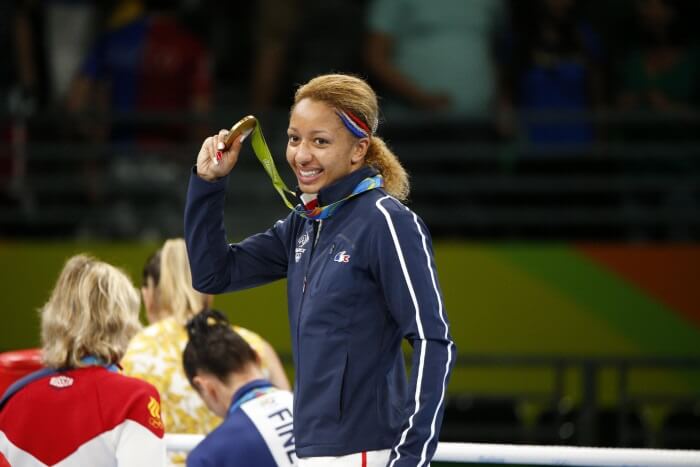 estelle mossely medaille or olympique ff boxe federation française de boxe ff boxe
