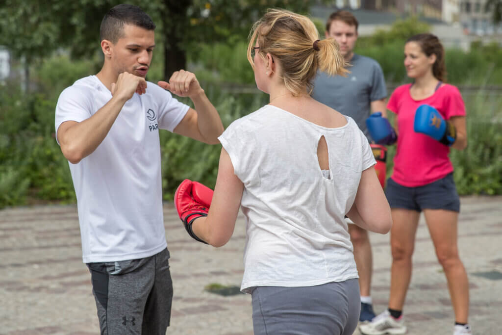 paris sport dimanche boxe elias friha esprit boxe cours en plein air parc martin luther king federation francaise de boxe