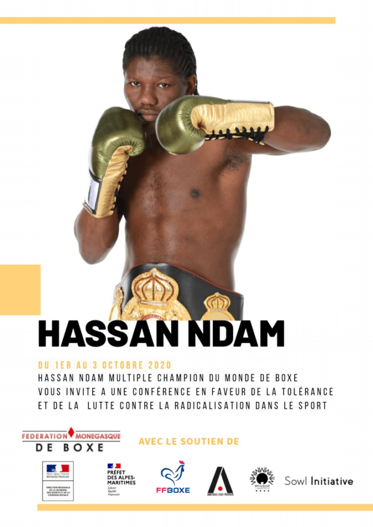 hassan ndam prevention radicalisation evenement nice octobre ffb federation francaise de boxe