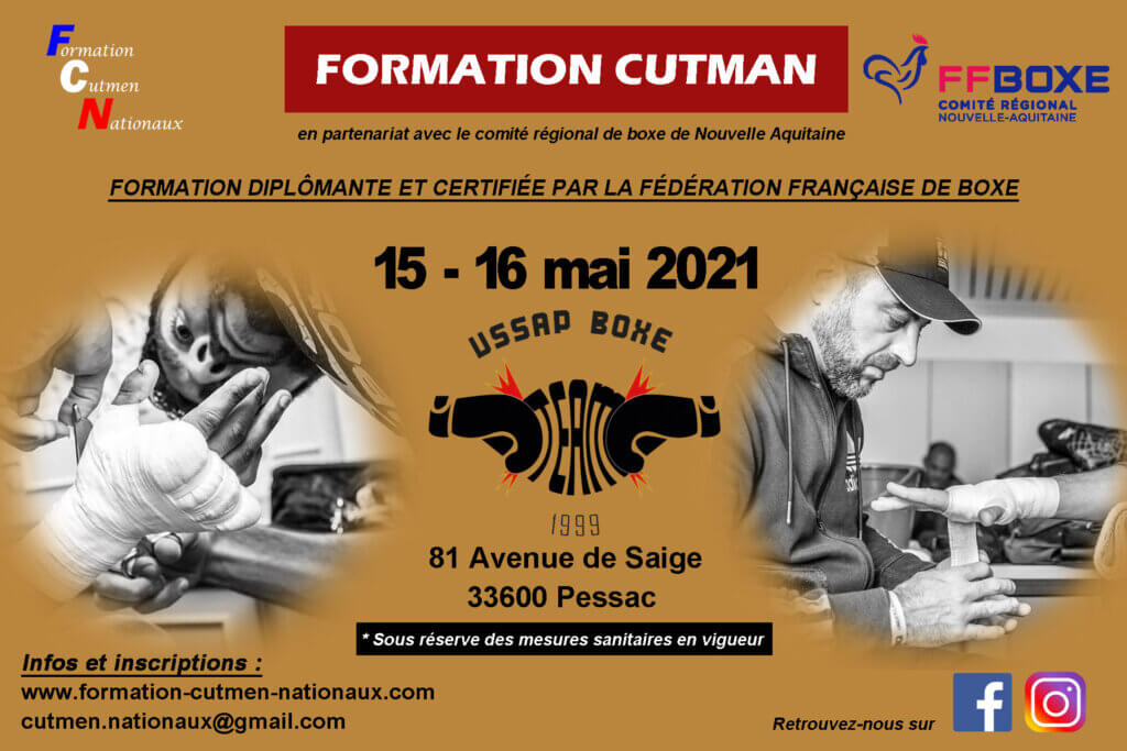 visuel formation cutman mai ffb federation francaise de boxe