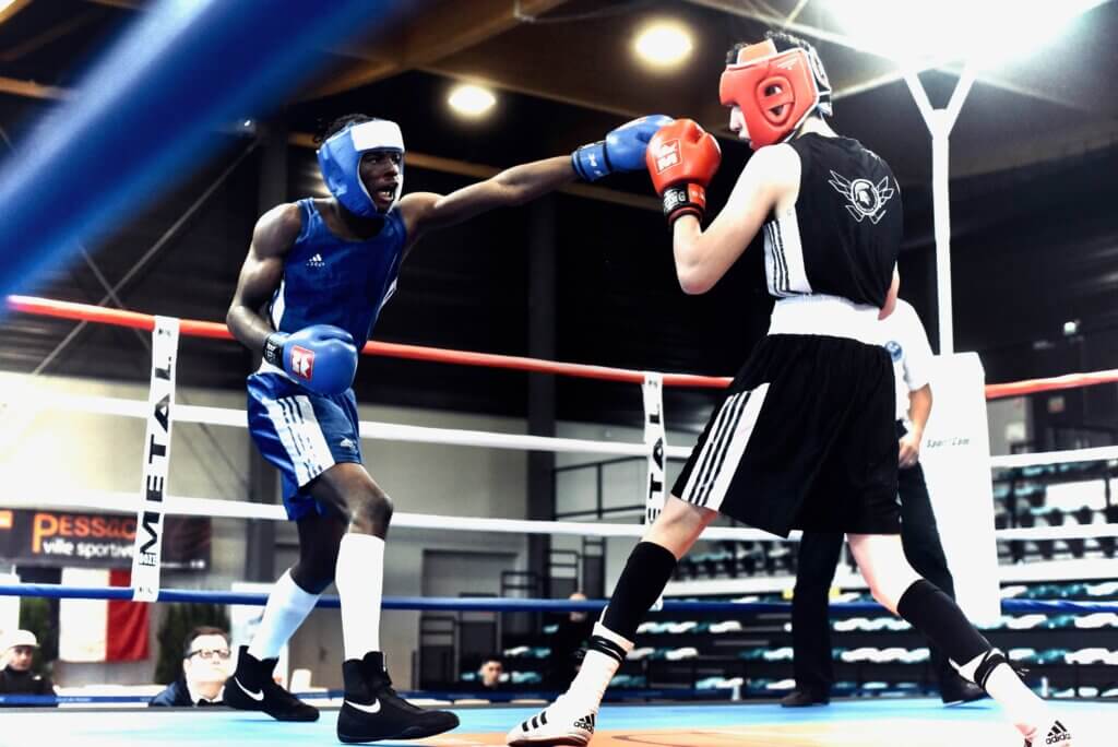 boxe combat juniors