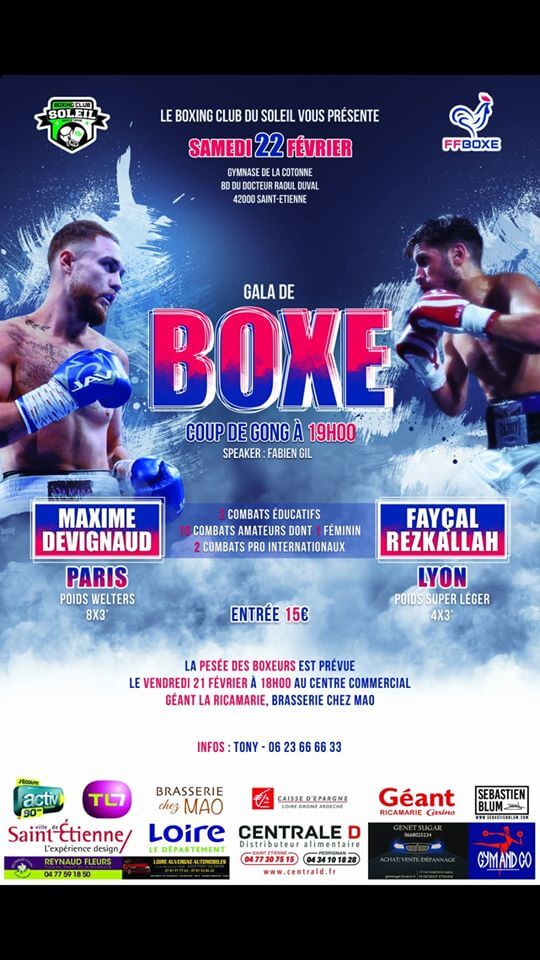 Boxe à Saint-Etienne - Fédération Française de Boxe