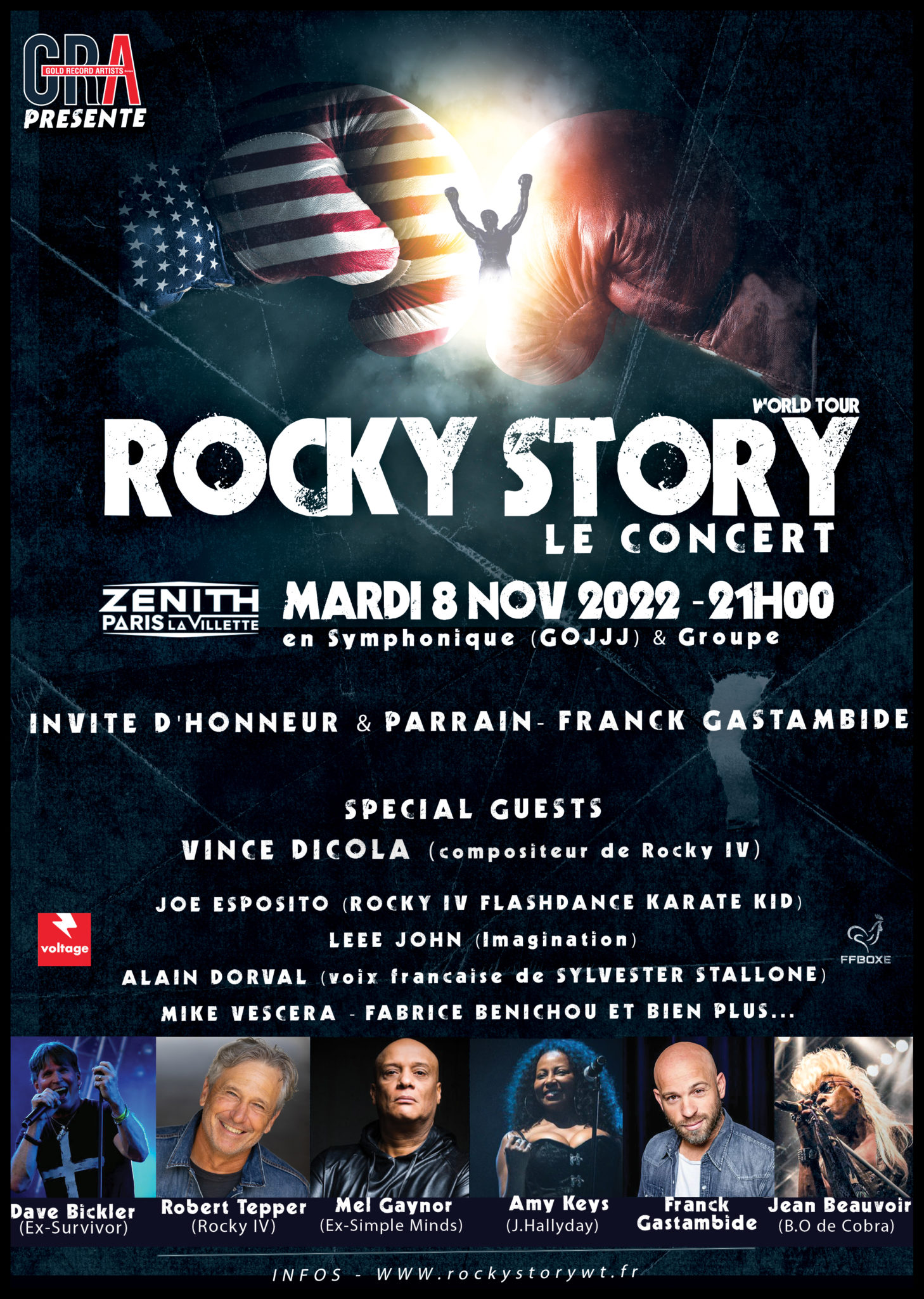 rocky story world tour paris