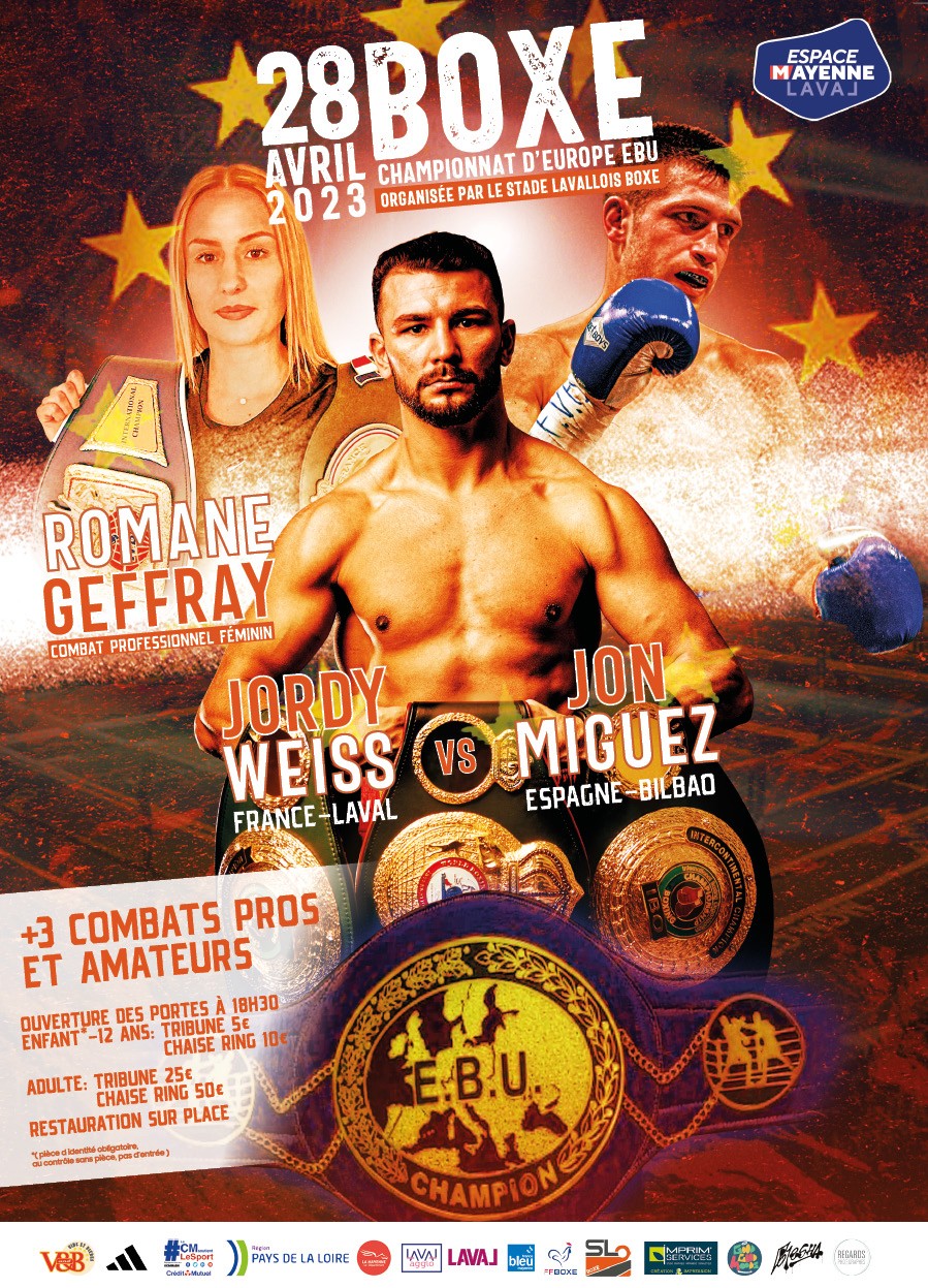Championnat d'Europe à Laval Fédération Française de Boxe